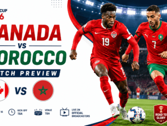 Canada vs Morocco FIFA World Cup 2026 Round of 16 Match Preview with Predicted XI and Live Streaming Details