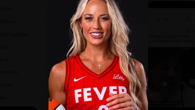 Sophie Cunningham playing for Indiana Fever during WNBA regular season