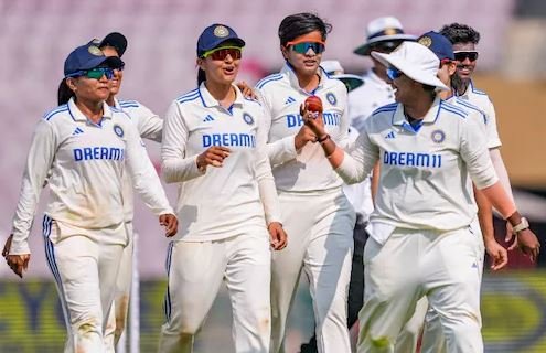 England Women vs India Women Historic Lord's Test England Women and India Women players during the historic first women's Test match at Lord's Cricket Ground.