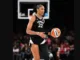 A'ja Wilson enters court without her famous left leg compression sleeve