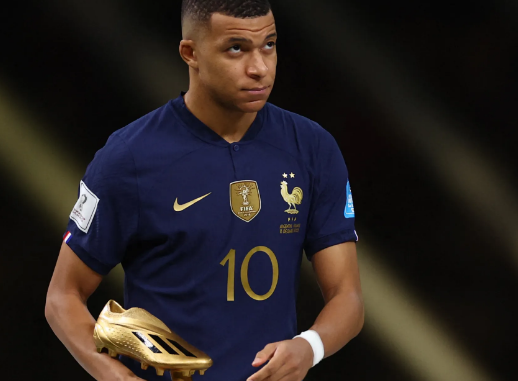 Kylian Mbappé Golden Boot Race 2026 Kylian Mbappé celebrates after scoring for France during the FIFA World Cup 2026 Golden Boot race.
