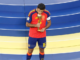 Rodri celebrates after winning the FIFA World Cup 2026 Golden Ball following Spain's World Cup victory.