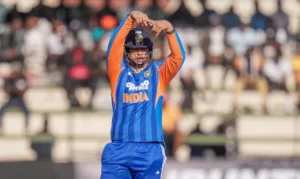 Vaibhav Suryavanshi celebrates record-breaking T20I half-century against Zimbabwe