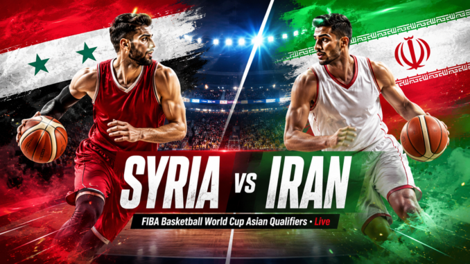 Syria vs Iran Live Score Syria vs Iran FIBA Basketball World Cup Asian Qualifiers live match preview.