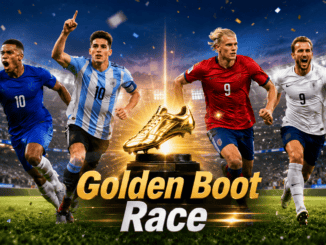 World Cup 2026 Golden Boot race featuring Kylian Mbappé, Lionel Messi, Erling Haaland and Harry Kane