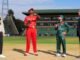 Zimbabwe and Bangladesh players ahead of the 2026 T20I series with Newman Nyamhuri included in the squad.